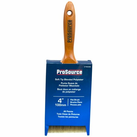 PROSOURCE Brush Flat Blended Poly 4In OR 1172 0400
